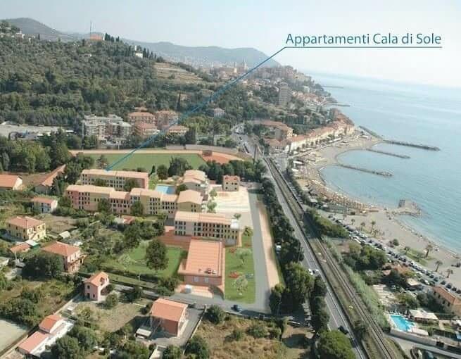 Appartamento Vista Mare Con Piscina Cala Di Sole Imperia Luaran gambar
